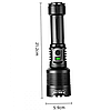 Ліхтар ручний акумуляторний X-Balog Bl-g200-p160 з функцією powerbank акумулятор 26650, фото 2