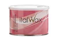 Теплый Воск для депиляции в банке Розовый ItalWax 400мл 1047