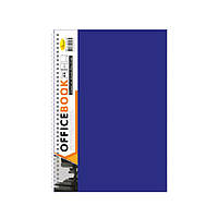 Блокнот А4 АП-1502, 80 листов, пружина сбоку (Синий) от IMDI
