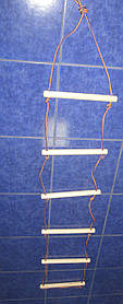 Драбина мотузкова навісна 6 ступенів, 160 см