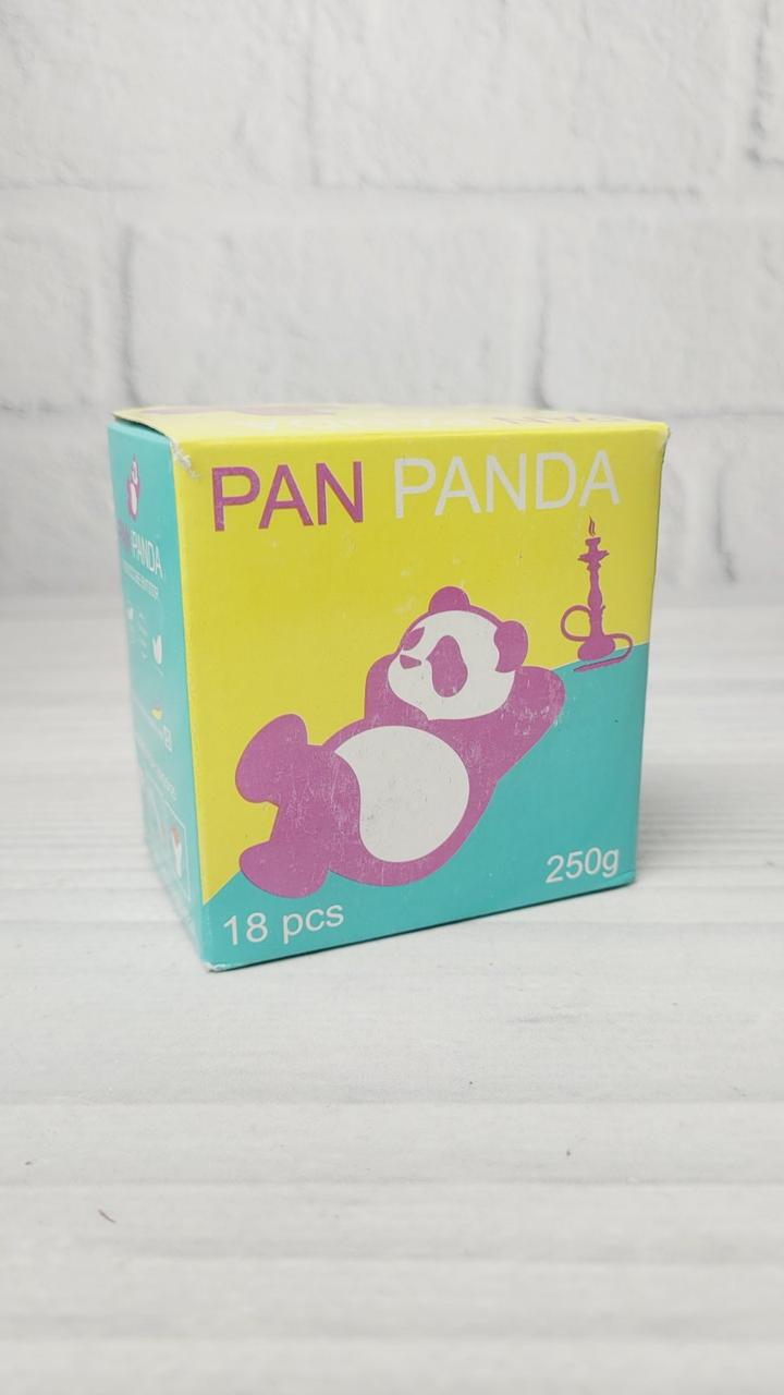 Кокосове вугілля Pan-Panda - 0.25 кг, 18 штук в коробці (Пан Панда)