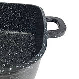 Набір посуду 14 предметів НК317 каструлі зі сковорідкою з антипригарним покриттям та кухонне приладдя, фото 5