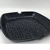 Набір посуду 14 предметів НК317 каструлі зі сковорідкою з антипригарним покриттям та кухонне приладдя, фото 7