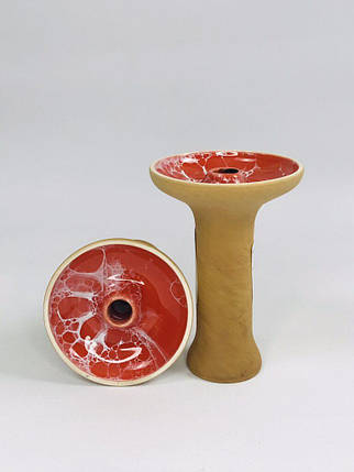 Чаша для кальяну 2×2 Hookah Mono – Червона, фото 1