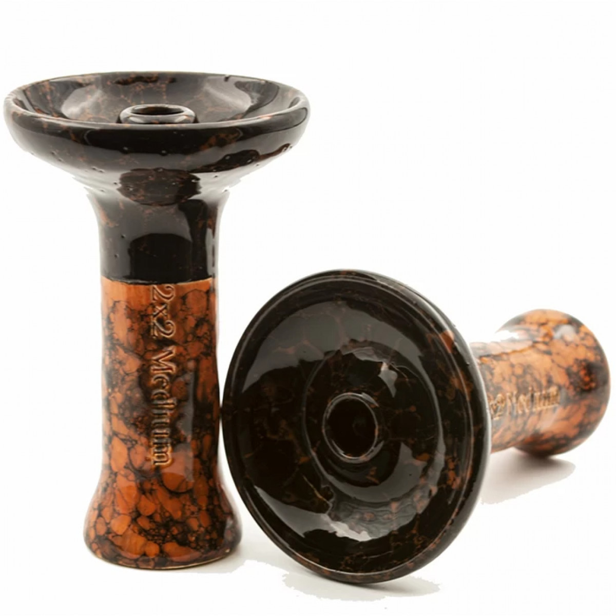 Глиняна чаша для кальяну 2×2 Hookah Medium Mosaic – Червона