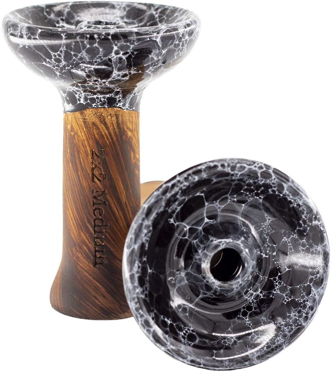 Чаша для кальяну 2×2 Hookah Medium – Чорна