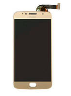 Дисплей Motorola XT1793 Moto G5s/XT1792/XT1794 в сборе с сенсором gold
