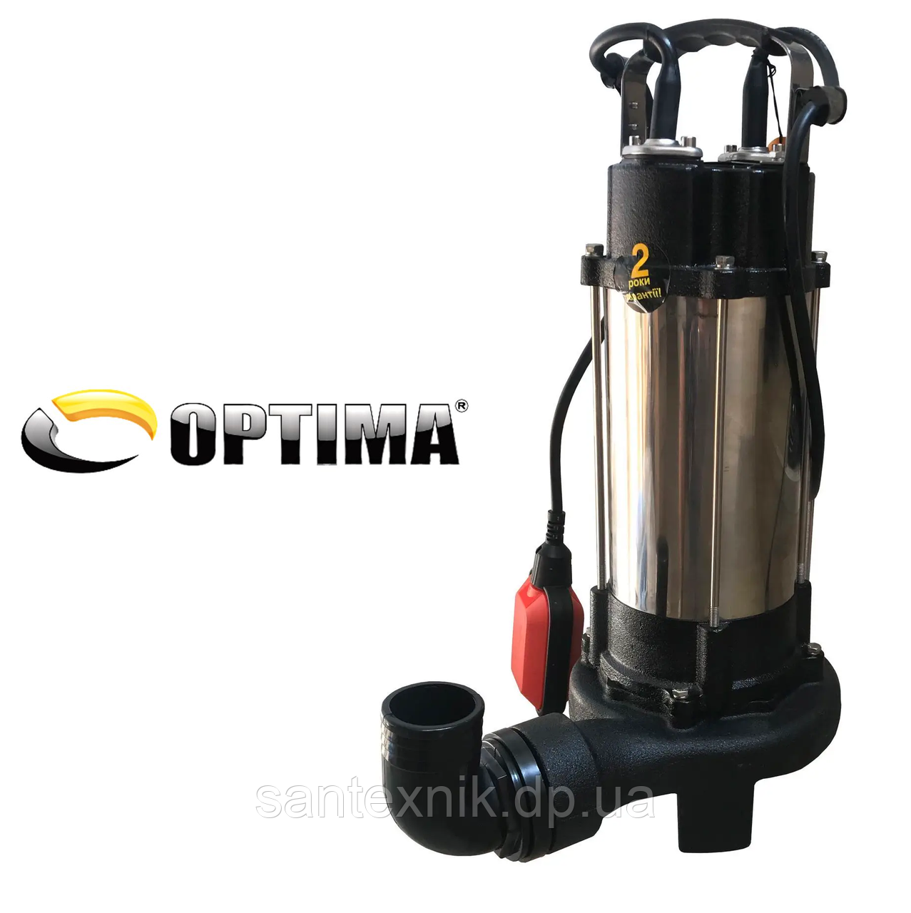 Насос фекальний з різальним механізмом Optima V1100 DF 1.1 кВт