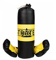 Боксерський набір жовто-чорний, маленький, 40*14 см, ТМ Стратег, Україна