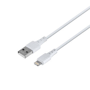 USB кабель Lightning Remax Zeron Series Elastic RC- 179i, 2.4A 1m white
