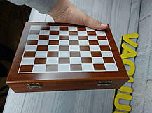 Шахи з дерева + ЛОТО 30х30, в подарунковому варіанті!, фото 3