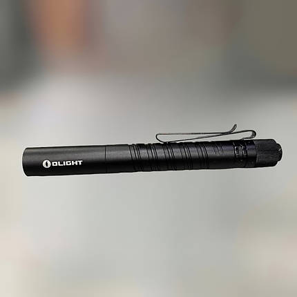 Ліхтар Olight I3T Plus Black, 70 м, 250 лм, IPX8, компактний ліхтарик ручний на батарейках ААА, фото 2