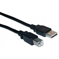 Кабель для принтера Cablexpert CCF-USB2-AMBM-15 USB 2.0 AM/BM 4.5 м Феритовий фільтр Black (Код товару:31242)