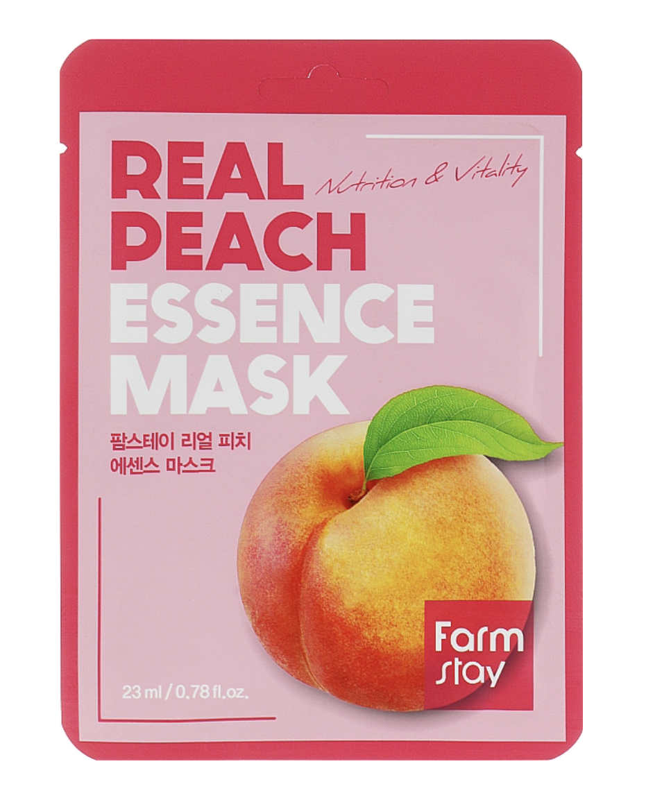 Тканинна маска для обличчя FarmStay Real Peach Essence