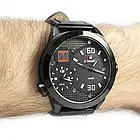 Чоловічі наручні годинники NaviForce 9092 + Подарункова коробка + ПОДАРУНОК Ніж кредитка Чорний, фото 5