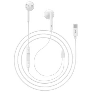 Навушники HOCO L10 Acoustic Type- C white (with mic)