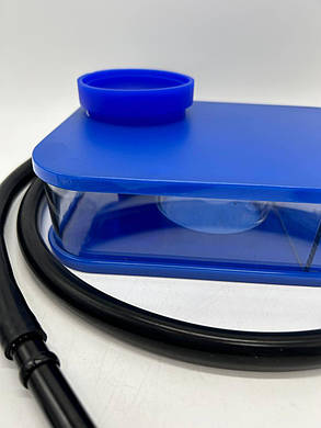 Елегантний та компактний міні-кальян Capsule Nanosmoke Blue  з матовим покриттям, фото 2