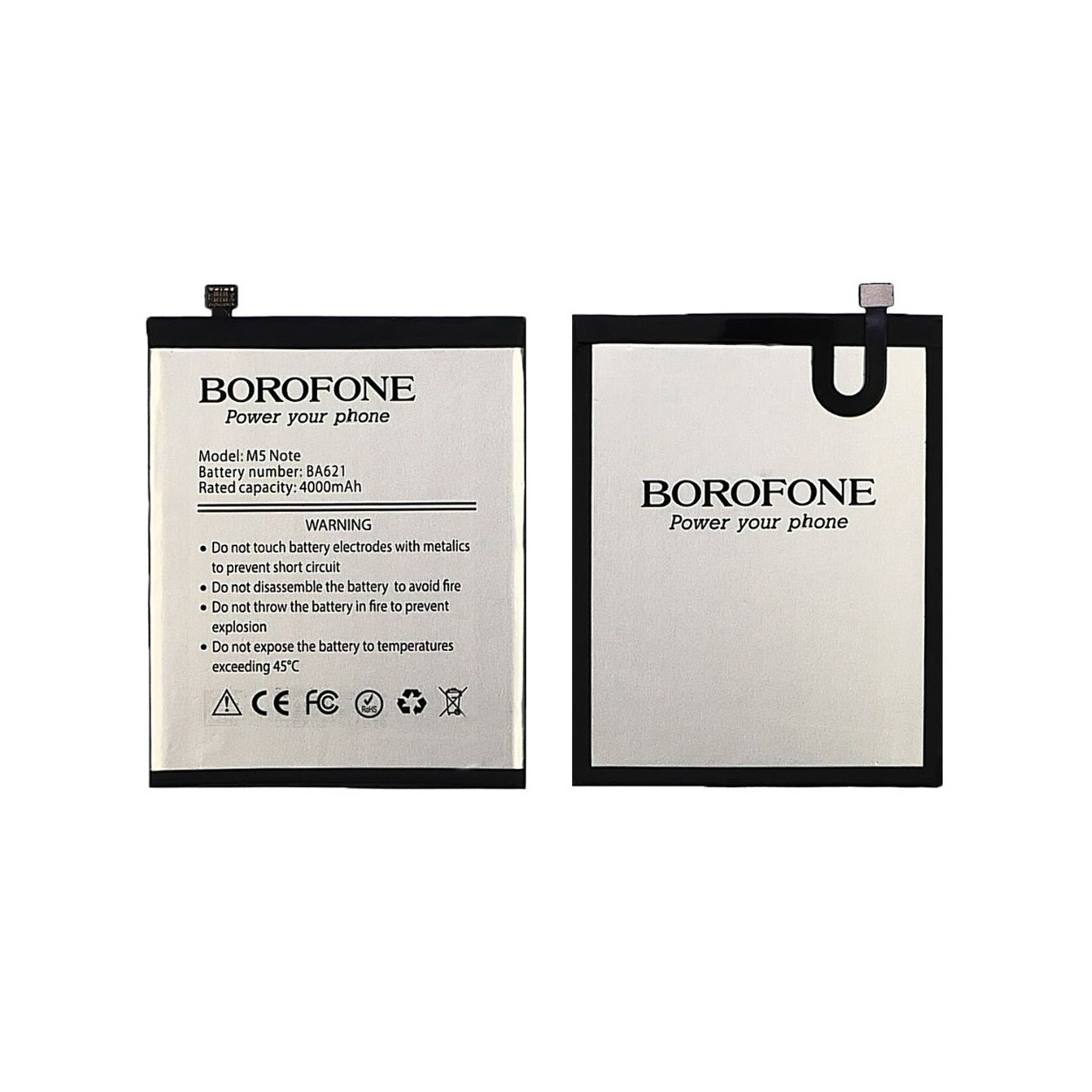 Акб meizu m5 note (ba621) borofone, фото 1