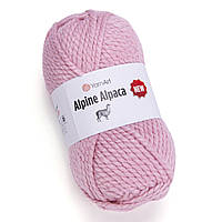 YarnArt ALPINE ALPACA NEW (Альпін Альпака) № 1445 рожевий (Напіввовна пряжа, нитки для в'язання)