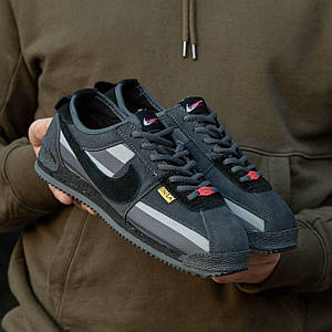 Чоловічі Кросівки Nike Cortez x Union Black Grey Red 41-42-43-44-45