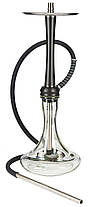 Кальян із нержавіючої сталі з основою з поліацеталі Aroma Hookah - X-Ray, Black (чорний), фото 3