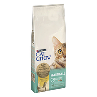 Сухой корм для кошек с контролем образования комков шерсти в ЖКТ Cat Chow (Кэт Чау) Hairball с курицей 15 кг