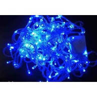 Гірлянда 500 LED, прозорий шнур, синє світло, від сітки, у кор. 17*10*9 см
