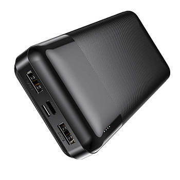 Зовнішній акумулятор (power bank) Hoco J72A Easy travel 20000 mAh black