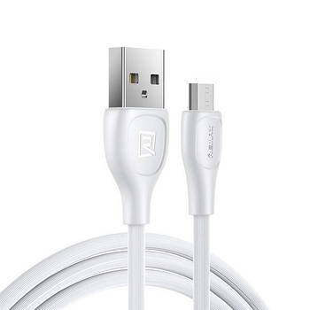 USB кабель micro Remax Lesu Pro RC-160m, 2.1A 1m white