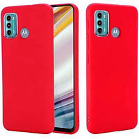 Чехол Silicone Case Motorola (Moto) G60 Red