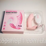 Вібратор вагінально-кліторальний у трусики, Вібратор прихованого носіння для точки G з пультом, інтимні іграшки, фото 3