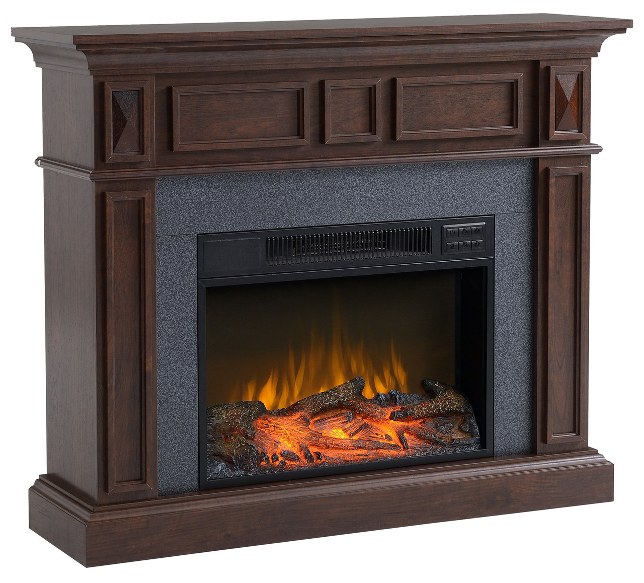 Камінокомплект ArtiFlame Lombardia HC-23 коричневий (109 х 90 х 31.5)