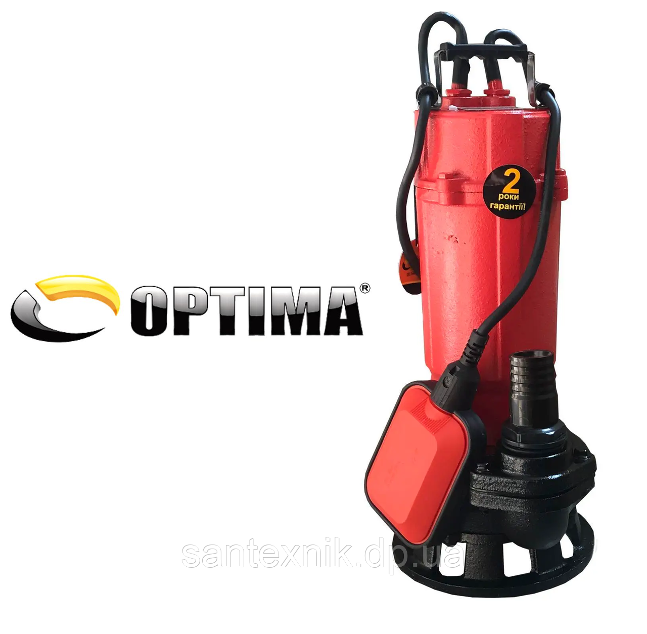 Насос фекальний з різальним механізмом Optima WQG 750 0,75 кВт