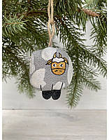 Текстильний персонаж вертепу різдвяний ароматизований "Корівка" ручної роботи, handmade святковий декор