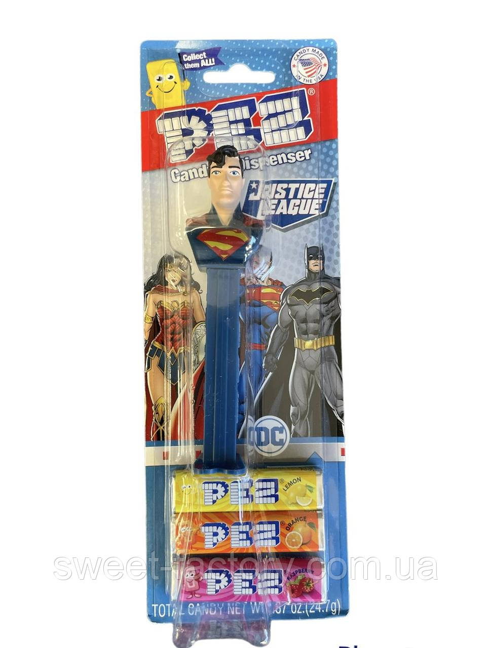 Pez DC Superman Супермена 3s 24g