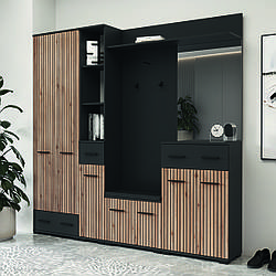 Сучасна передпокій Амбре, стильна передпокій до коридору, меблі в передпокій СМ