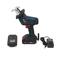 Аккумуляторная сабельная пила Bosch GSA 18V-LI C (18V, 5 Ah) Пила Бош электропилка с подсветкой для работы