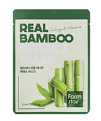 Тканинна маска для обличчя Farmstay Real Bamboo Essence