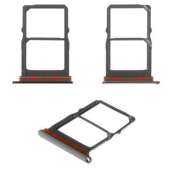 Тримач SIM- карти Huawei P30 black (dual sim)