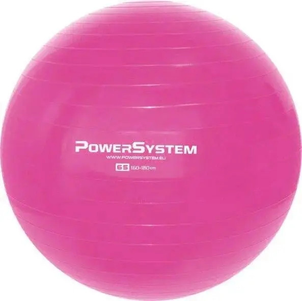 М'яч для фітнесу Power System PS-4012, 65 см, Pink EXP