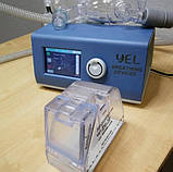 Апарат неінвазивної вентиляції CIPAP/BIPAP/ST/AVAPS Foras Yel Elite з маскою і зволожувачем, фото 3