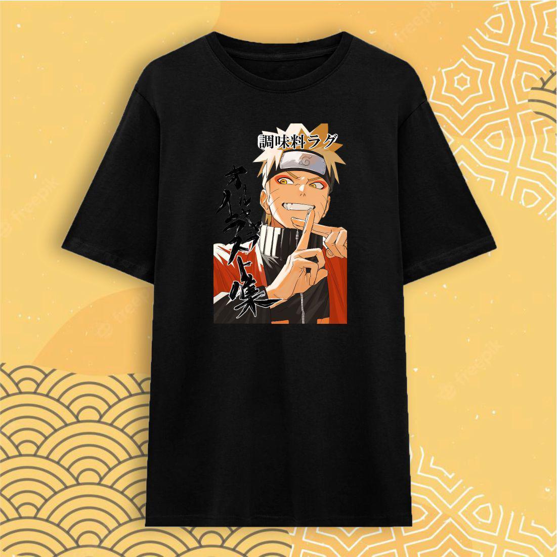 Футболка "Наруто" Naruto - Черный - XS