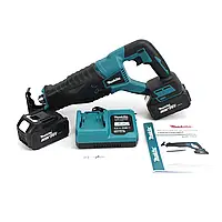 Аккумуляторная сабельная пила Makita BJR186Z (36V, 6Ah) Ножовка Макита электропила с фунцией тормоза пилка