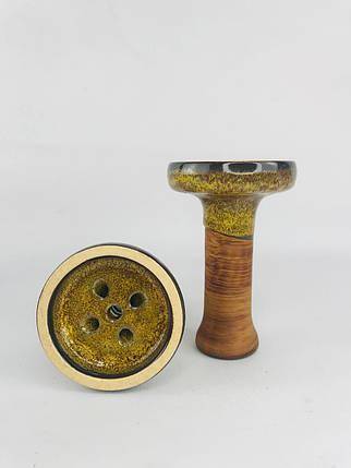 Глиняна чаша для кальяну Rozik Hookah Flat – Лава, фото 1