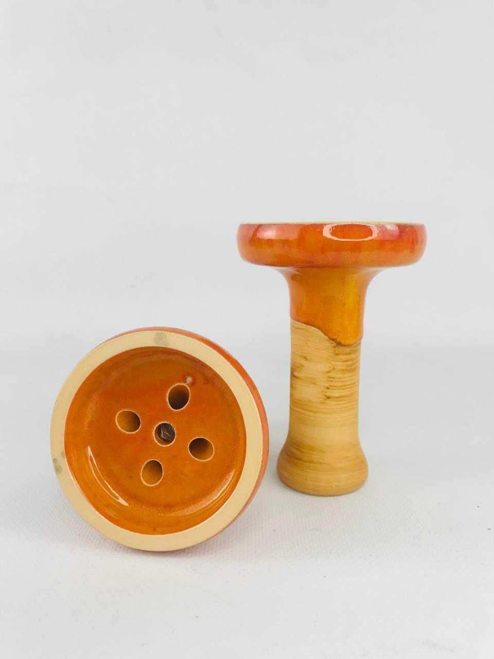 Глиняна чаша  для кальяну Rozik Hookah Flat – Вогонь