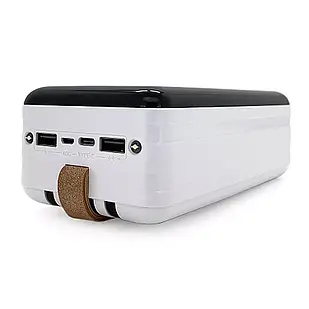 Power Bank 50000 mAh Fast Changer з ремінцем Білий