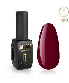 ГЕЛЬ ЛАК MILANO 8 МЛ № 089 гелевий лак для манікюру для LED лампи красивий манікюр