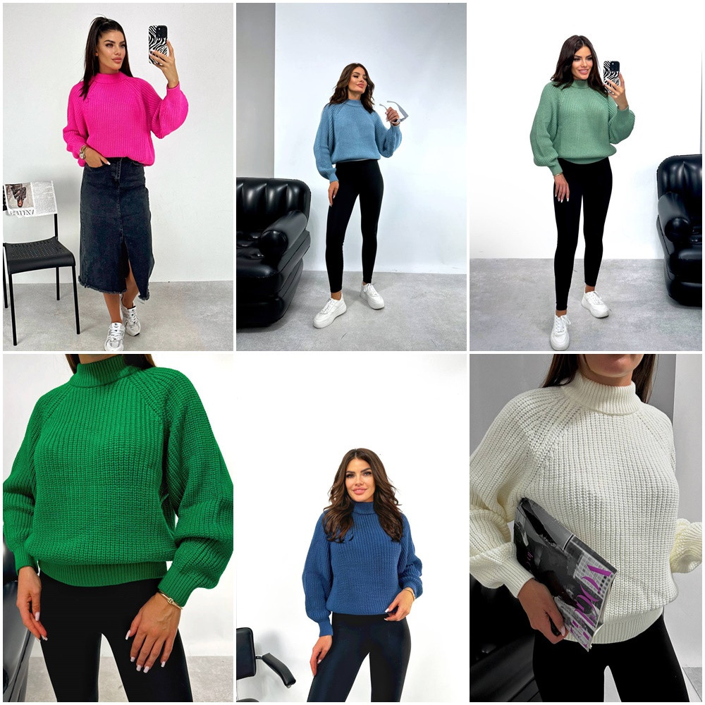 Жіночий светр машинного в'язання — чудова якість норма Туреччина