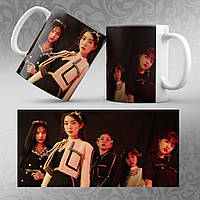 Чашка керамическая Белая K-Pop Red Velvet 330 мл 014