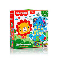 Игра-шнуровка "Fisher Price. Кольорові будиночки" (рос.), у кор. 18*18*5 см, ТМ Vladi Toys, Україна (14)